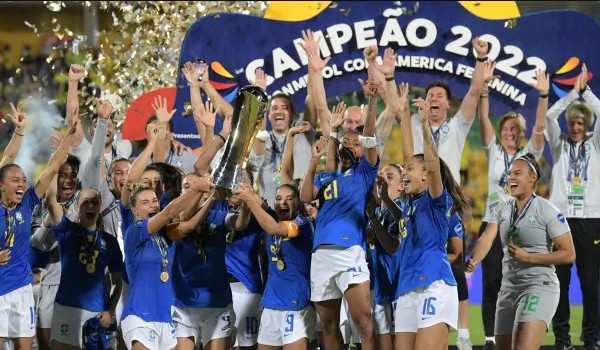 Seleção brasileira de futebol feminino é campeã da Copa América